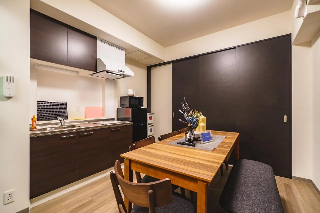 アパート Ikidane Residential Hotel Shimanouchi 大阪市