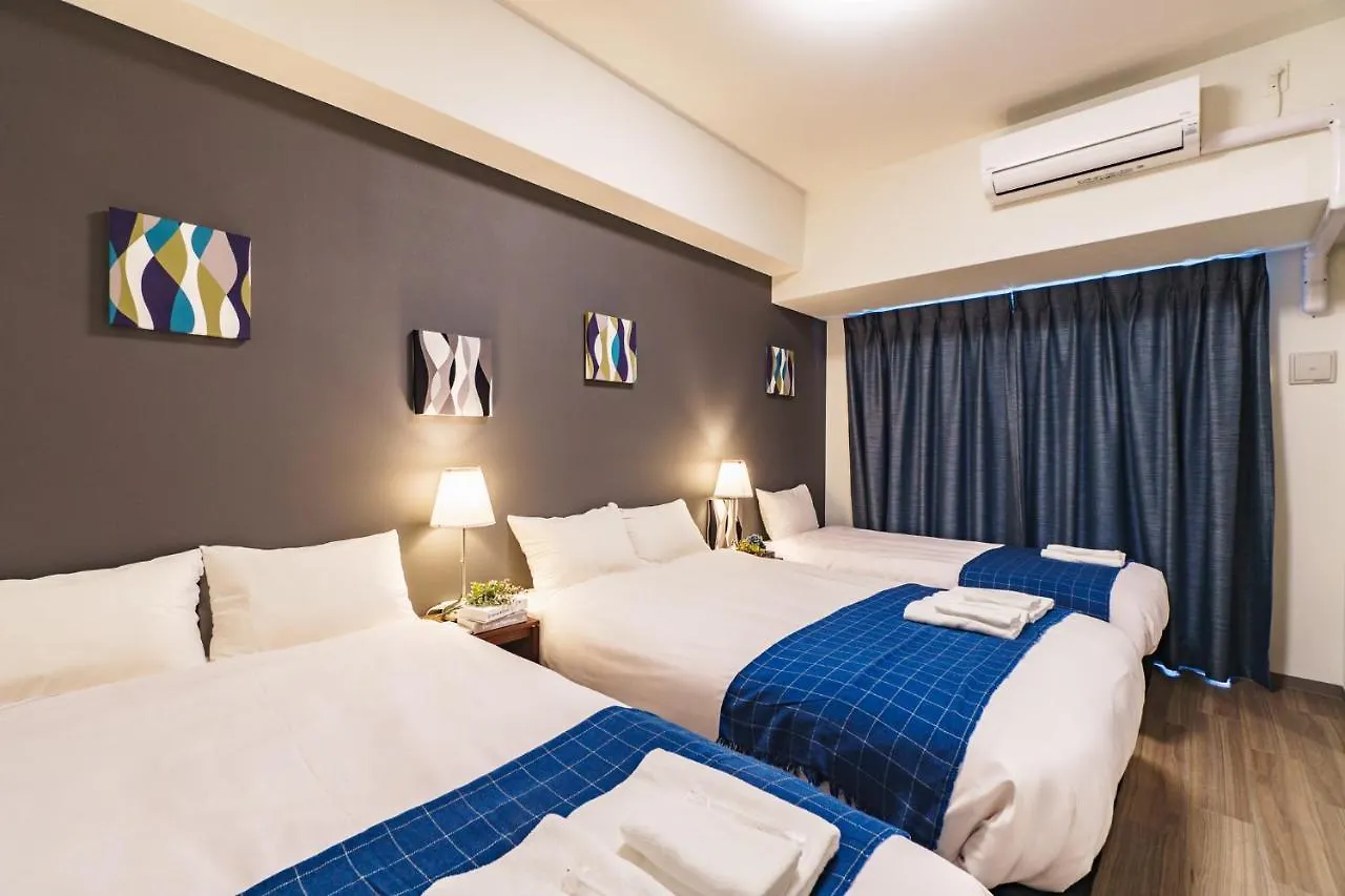 Ikidane Residential Hotel Shimanouchi Osaka Apartment